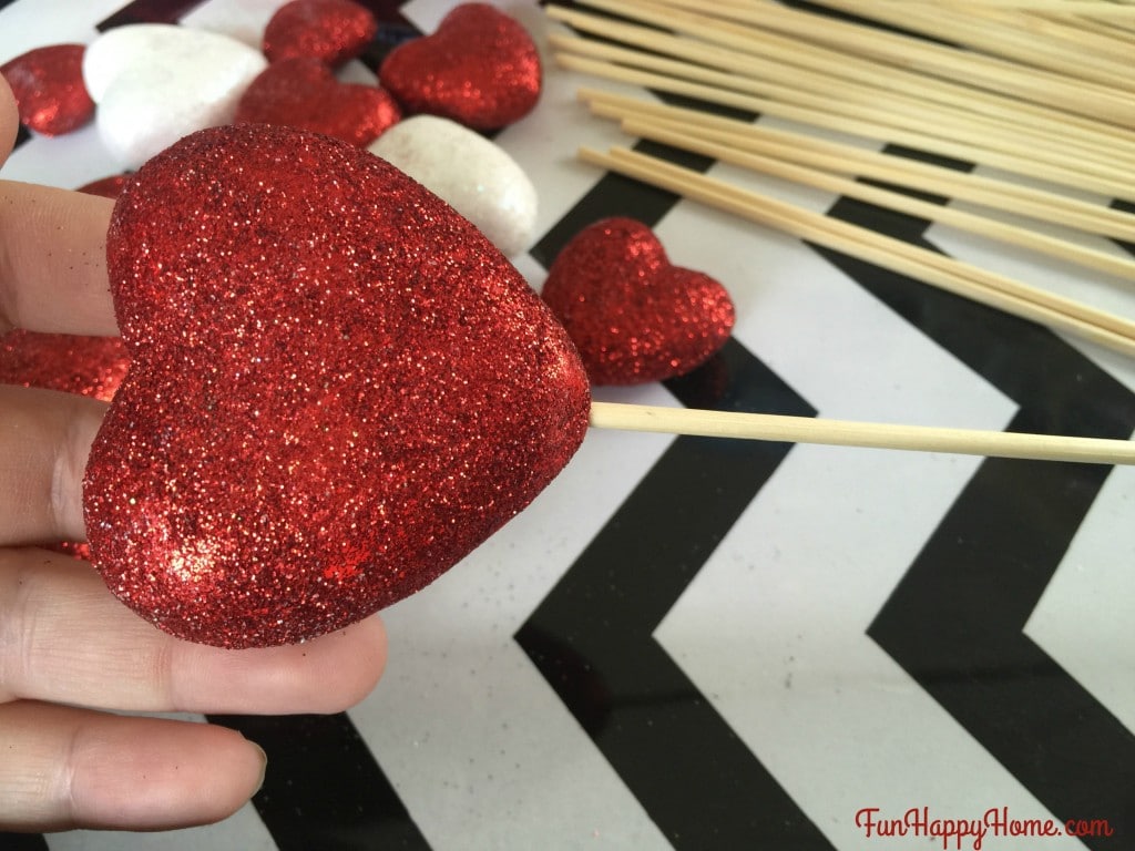 Lottery Ticket Valentine's Day Gift Heart Skewer