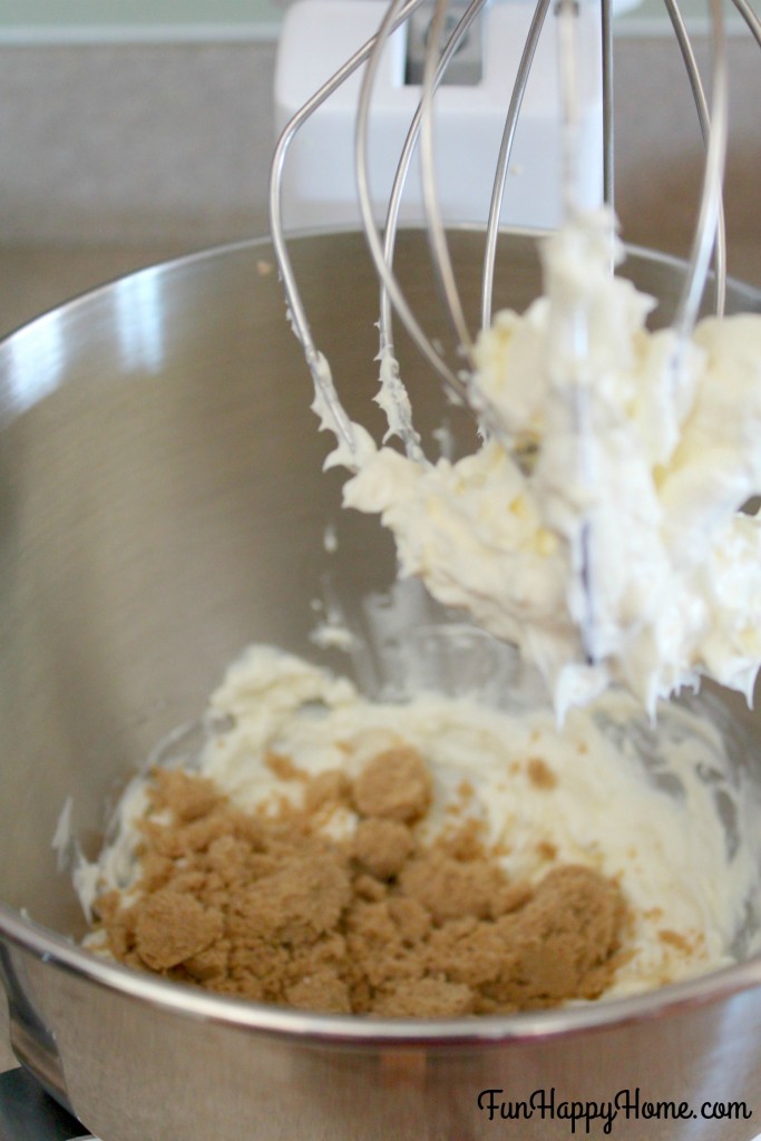 Chocolate Chip Cookie Dough Cheesecakes Step 2