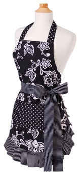 Flirty Apron Sale: 50% Off Sassy Black Flirty Apron