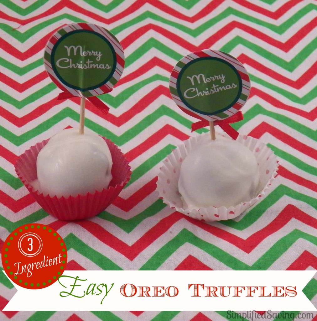 These Oreo Truffles only need 3 ingredients and are soooo easy to make! And they're delicious!