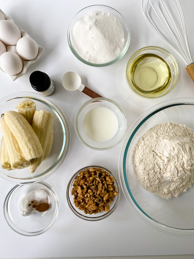 Copycat Starbucks Banana Bread Ingredients
