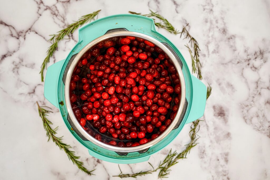 Cranberries for the instant pot sauce.