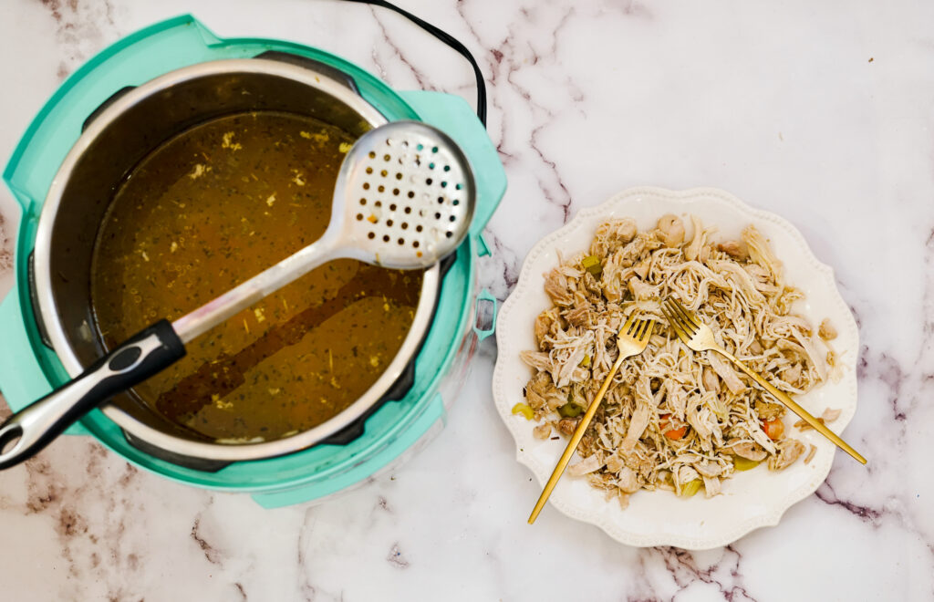 An easy recipe for Instant Pot Chicken Noodle Soup, perfect for chilly days! This delicious chicken soup recipe is quick and easy to make.